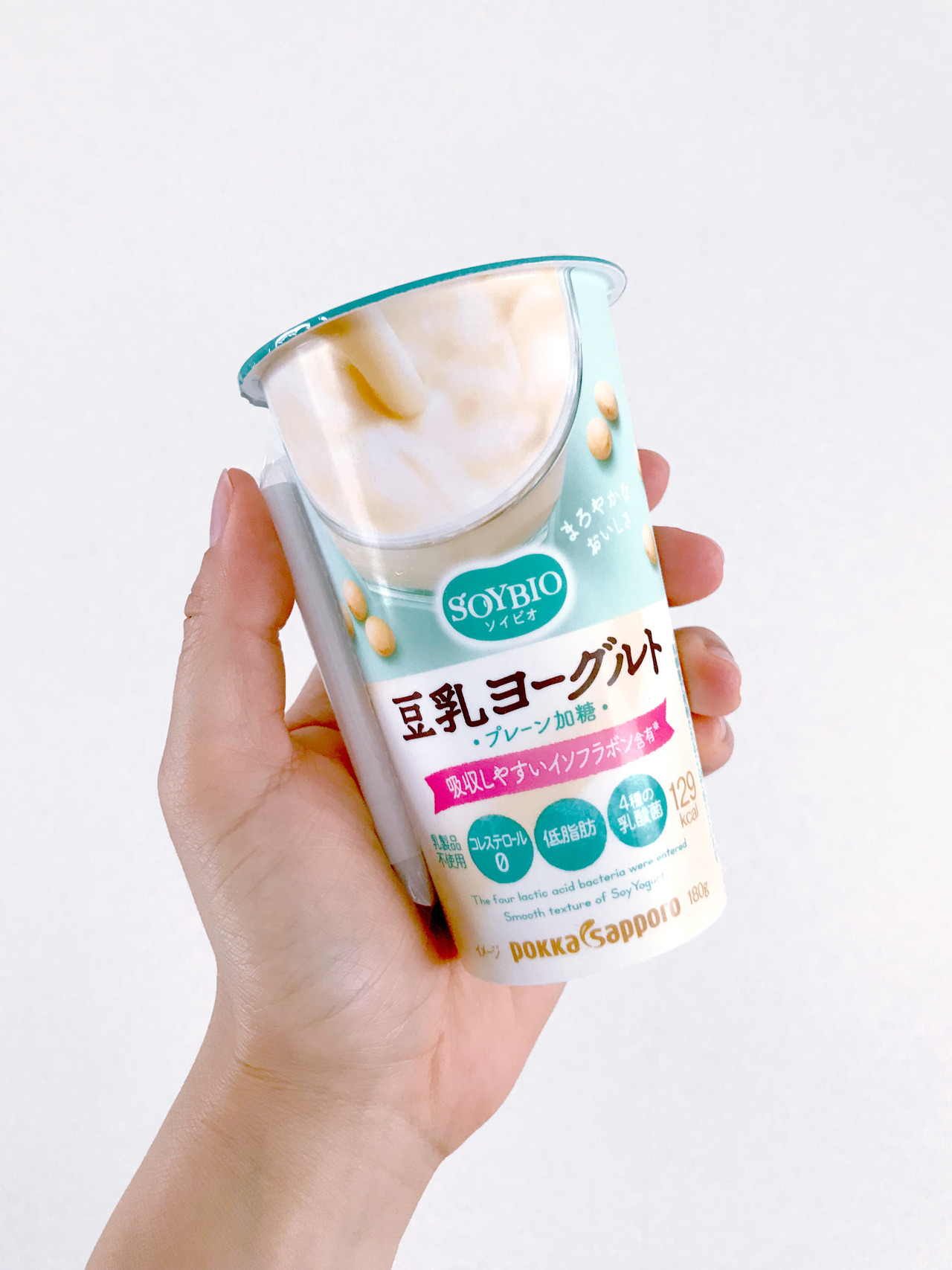 Yoghurt Pokka Sapporo Soybio 豆乳ヨーグルト プレーン加糖