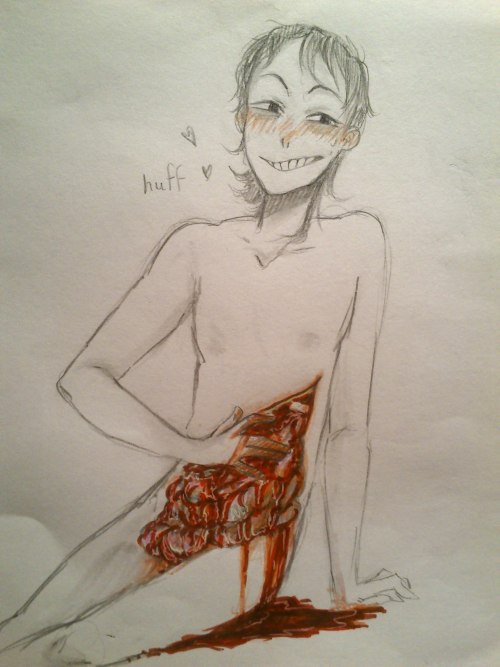nutella-my-ass:  Kinda wanna touch his guts but also protect him at all costs