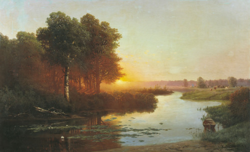 Nikolai Atryganev (1823 - 1892) - Oster River in Mogilev Oblast. 1885.