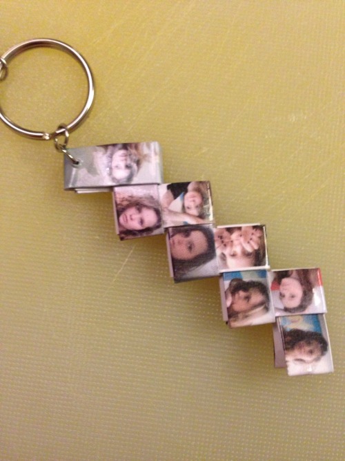 naiadidae I made a keyring with all your selfies, as a late birthday present. Happy birthday!!