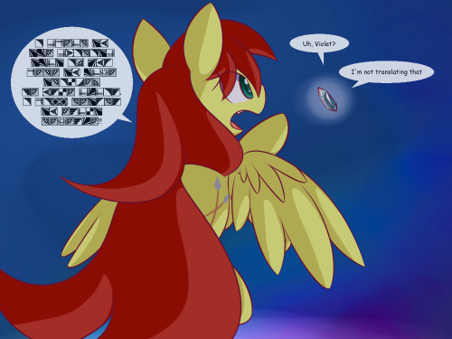 yetanotherpinkieblog:(Starring one of the mod’s OCs out scoutin’ Mod also needs to read   @ask-king-sombra​ sometime already)