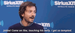 amarthrilwrites:Find someone who loves you as much as Diego Luna loves Jabba the Hutt