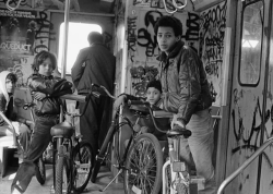 Torrid-Wind: Nycnostalgia: Bikes On The Train Taken Near Castle Hill Avenue, Bronx,