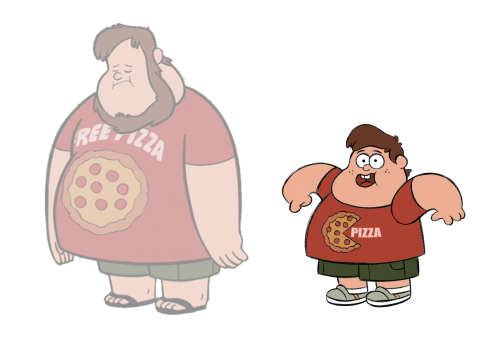 alidanesh: props and characters from “A Tale of Two Stans” of Gravity Falls…Toby looked sharp back i