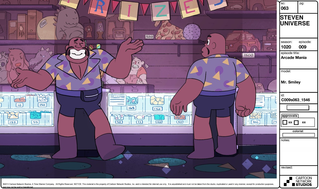 A selection of Character, Prop and Effect designs from the Steven Universe episode: