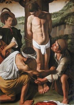 monsieurlabette:  Biagio Manzoni  Martirio di San Sebastiano