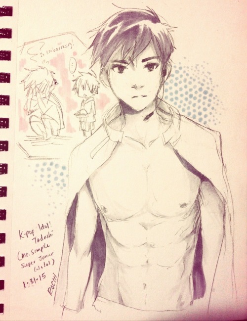 rochichan:  Dead tablet = more traditional sketches orz