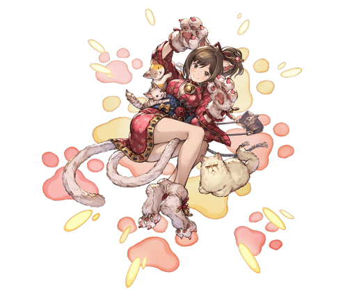 news-generations: Kawashima Mizuki, Maekawa Miku, and Futaba Anzu as they appear in the Granblue Fan