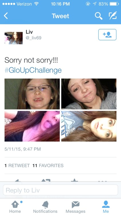 caliphorniaqueen:  onlyblackgirl:  So idk when this started or who started it but twitter has a #GloUpChallenge that was clearly started by black folks and white people decided to embarrass themselves.   lmao the whites look the same/worse 