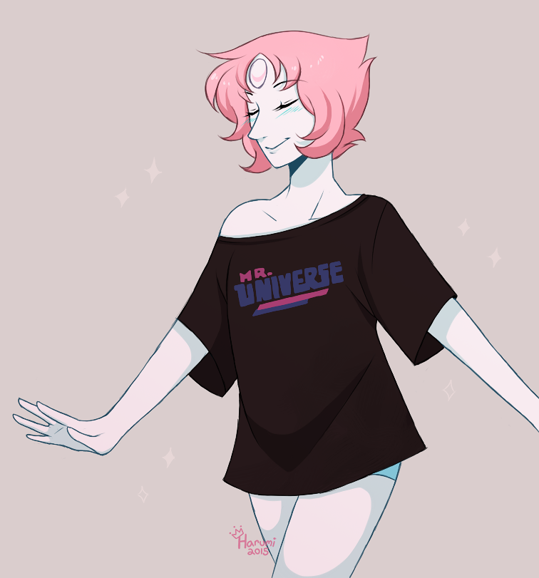 Pearl put on Rose’s shirt one day to piss Greg off, but she got caught in it by