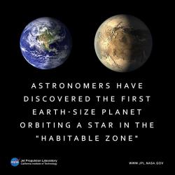 spaceexp:  First Earth-size planet found