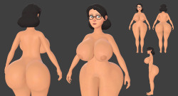 donandark:  Click here to download the first release for SFM! Or download on SFMLab! This custom Miss Pauling model has expandable breasts, butt, legs, hips, arms and belly in the form of flexes. Includes: - Flexes to make body parts bigger - New nipple