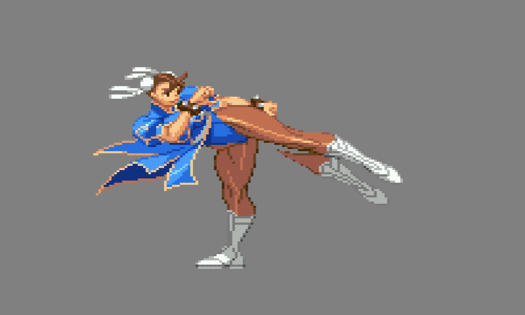 atari5200controller:  Chun Li, Street Fighter III Arcade/Sega Dreamcast - 1997 -