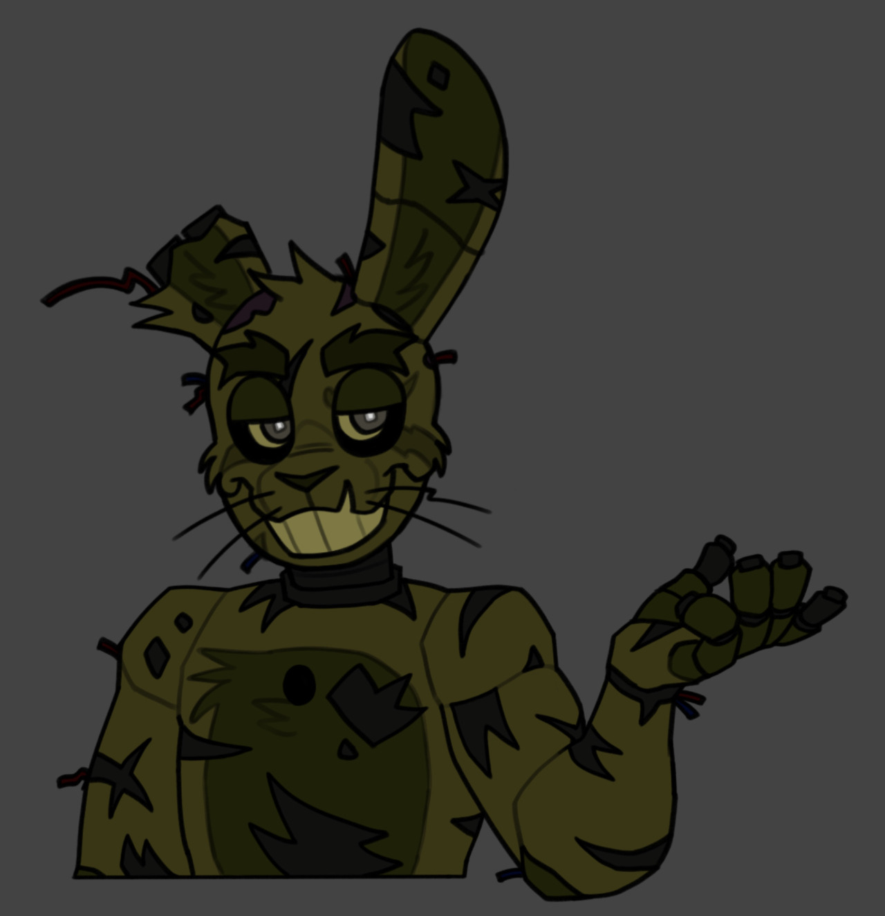 potato- fnaf 3 SPRINGTRAP announcement - Imgflip