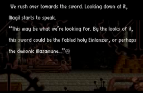 magnomagus-janus: {Radical Dreamers, when Kid asks Magus/Magil/Gil about the Masamune (and indirectl