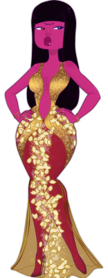 babydollmedina:  I’m pretty sure everyone in their momma already thought of this but idc. I wanted to do it too C:Simpified the dress design cause this was suppose to be a quick thing. Plus such beauty and detail requires attention and time and I’m