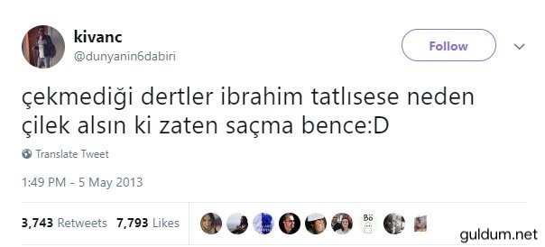 aşırı sesli güldüm....