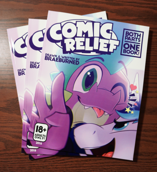 Never actually posted the raw image I drew for the cover of Comic Relief, so here it is! I figured now would be a good time to post it, since I just restocked physical copies in my store, and they’ve got the two “thank you!” pages that the last
