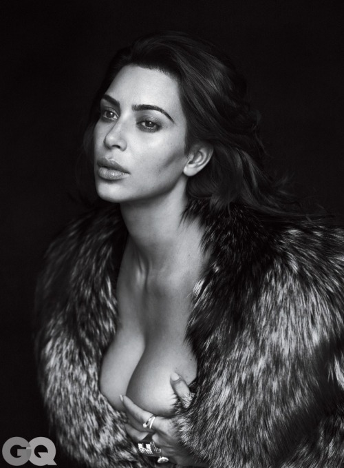 turnedoutebony:  the-bigredmachine:  Kim Kardashian in GQ  I really like this spread