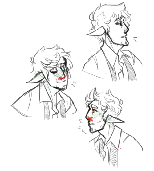 kirinwill:quick sketchy things bc its all i had time to do tonight