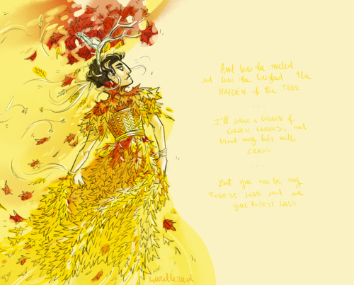 Day 28: Parallels with other characters - Leaf the Arya thing I’ll wear a gown of golden leave