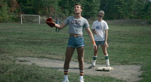 uni-bob: brand-upon-the-brain:  Sleepaway Camp (Robert Hiltzik, 1983) 80s bro fashion.  Why don’t men wear shorts like that anymore? That needs to change.  I know man