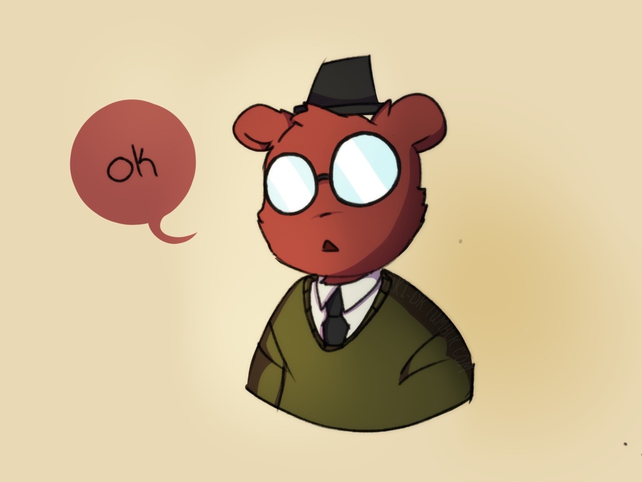 yuki-dr:Angus without his glasses? Sorry I don’t know how to make a comic ._.