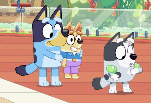 All Things Bluey Muffin Being Muffin In Christmas Swim