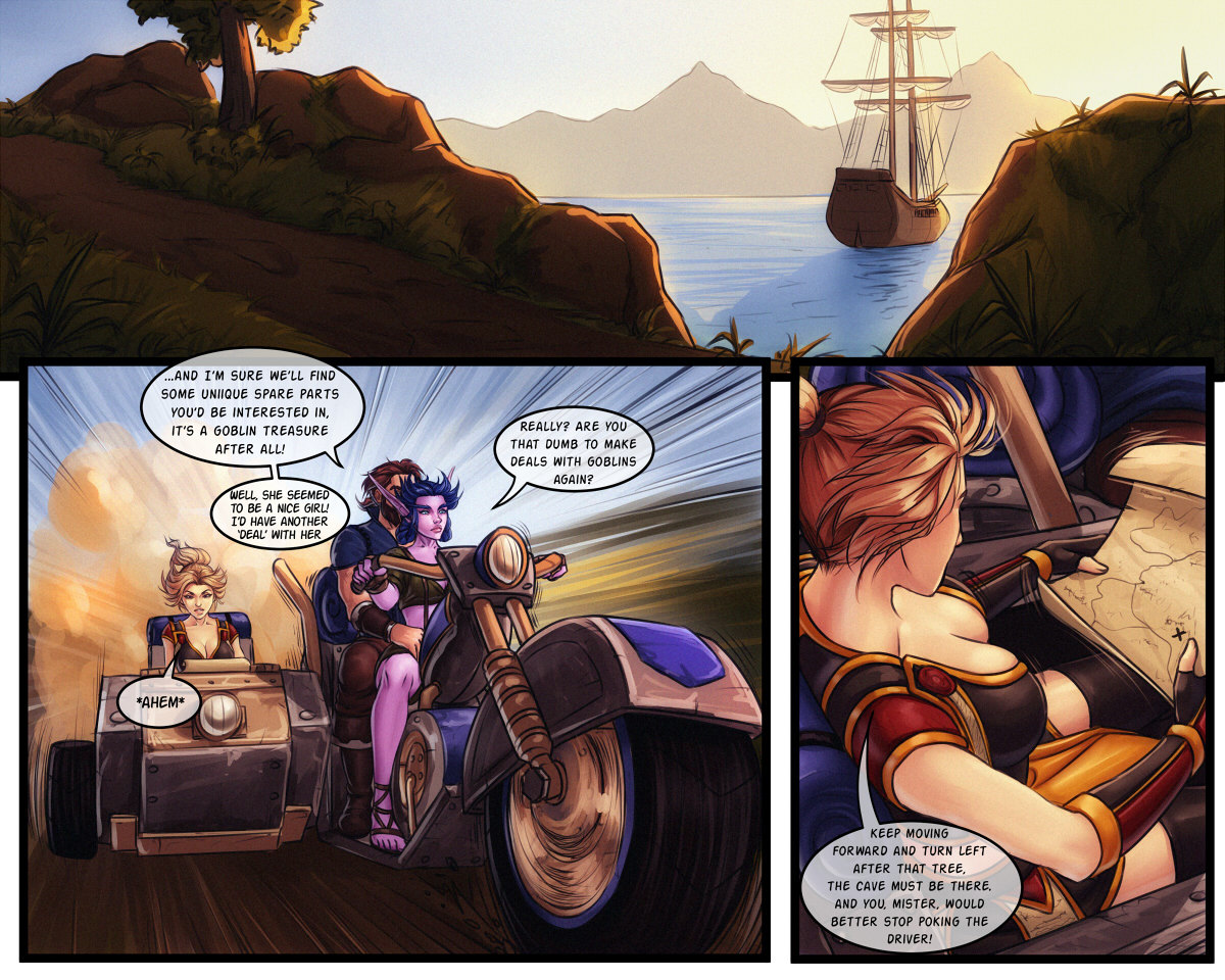 newadultcomics:  Personalami - The Booty Hunters (World of Warcraft)