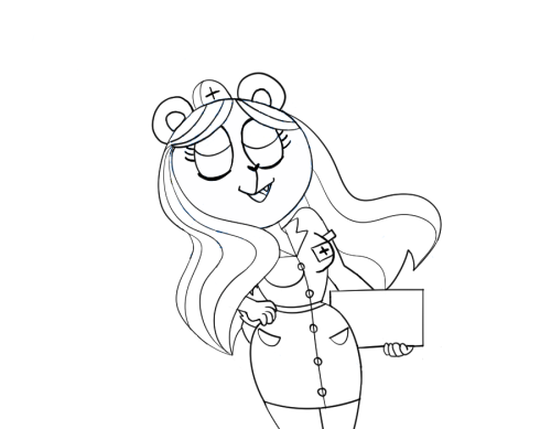 My first lineart ever,and I must say I’m proud of myself for learning in a day,even though I know it