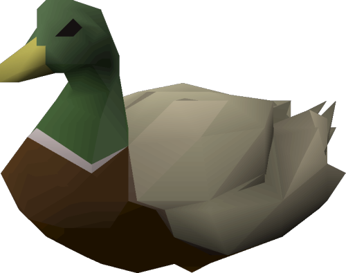 lowpolyanimals:Duck from Old School RuneScape