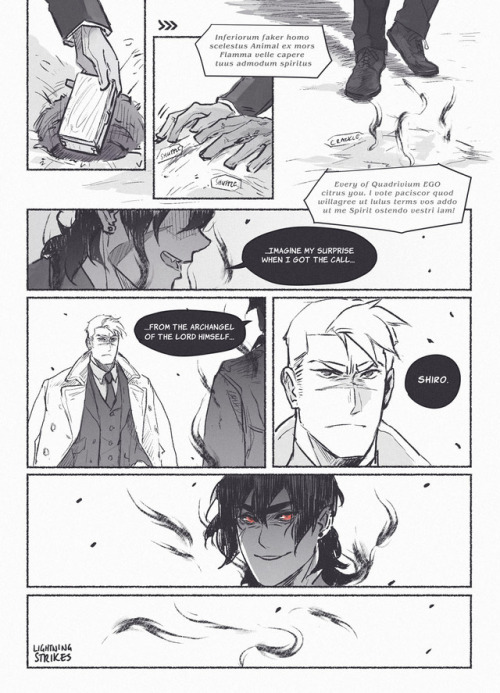 lightningstrikes-art: I can be your angle…or yuor devil (Read Left to Right) Here is a cursed