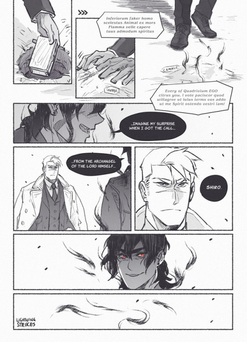 lightningstrikes-art: I can be your angle…or yuor devil (Read Left to Right) Here is a cursed Sheith