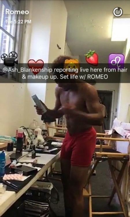 lamarworld:  Romeo Miller booty & bulge