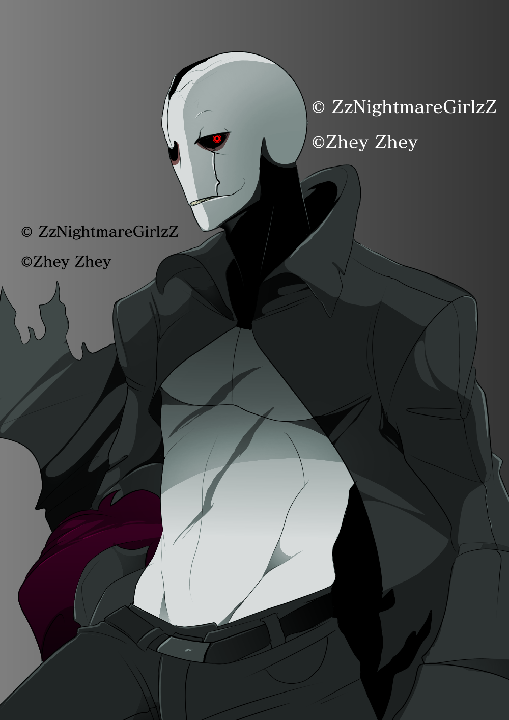 zheyzhey04: Sexy Fell Gaster   Made with MediBang. 