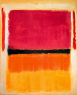 Lonequixote:  Untitled (Violet, Black, Orange, Yellow On White And Red) By Mark Rothko