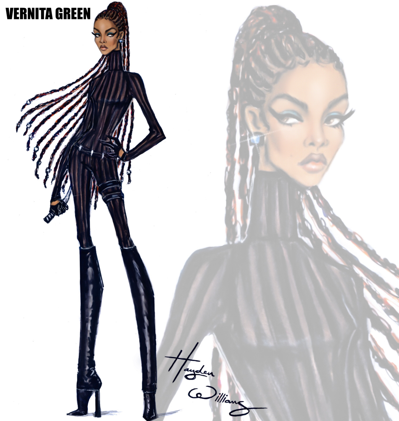 Hayden Williams Fashion Illustrations