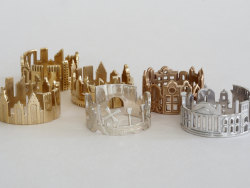 sosuperawesome:  City skyline rings by Shekhtwoman