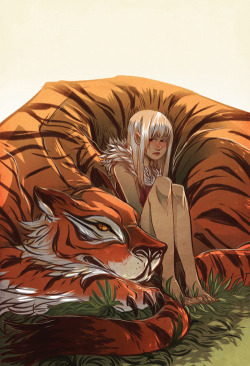 awesomedigitalart:  Tigris by Shilloshilloh