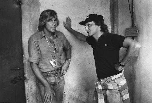 pieregasly: Formula One Legends: Niki Lauda and James Hunt.