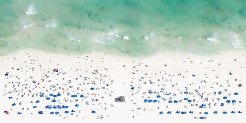 {These aerial beach photographs by Antoine Rose transport me to today’s Hump Day Happy Place. 