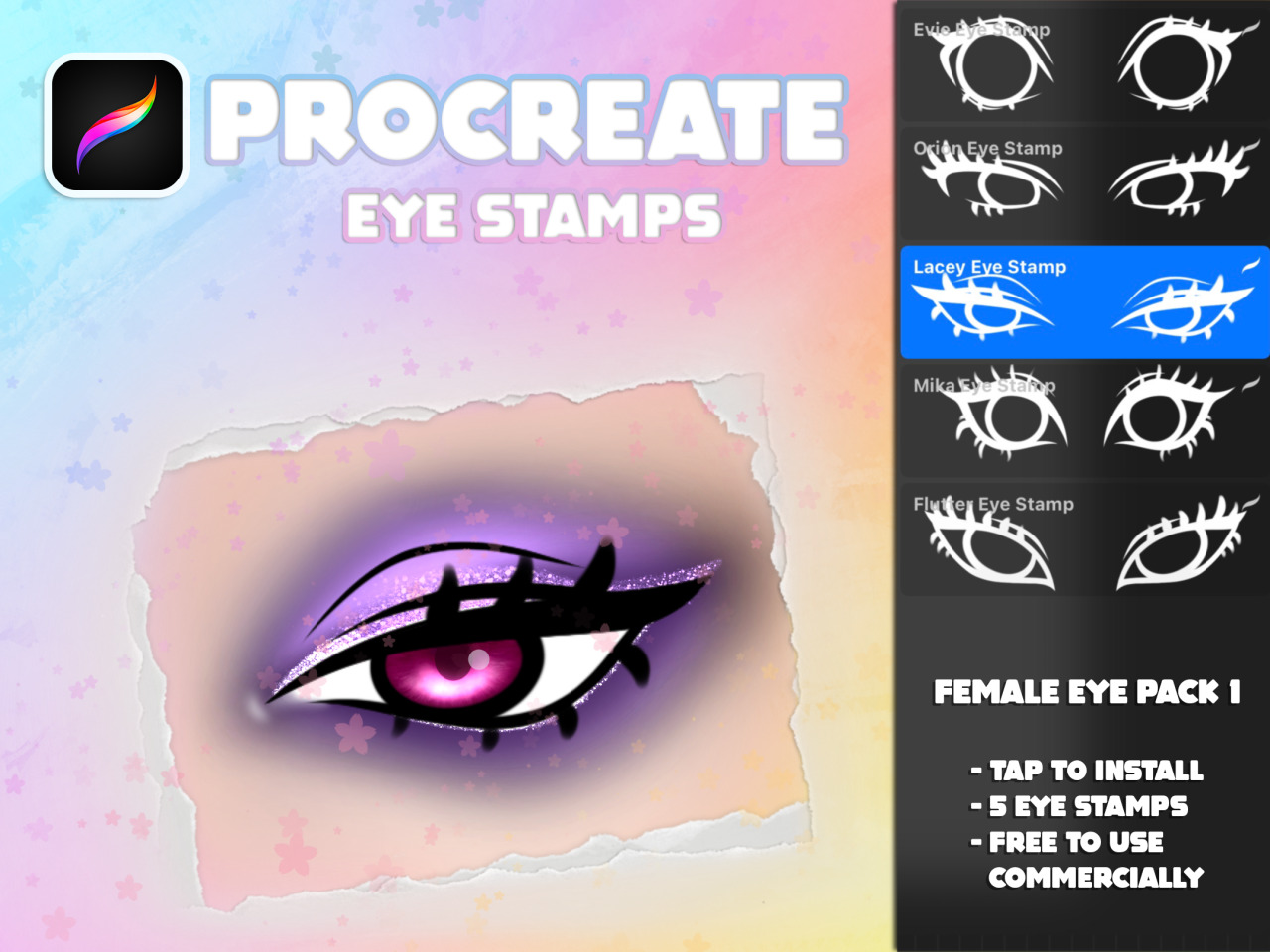free procreate eye brushTikTok Search