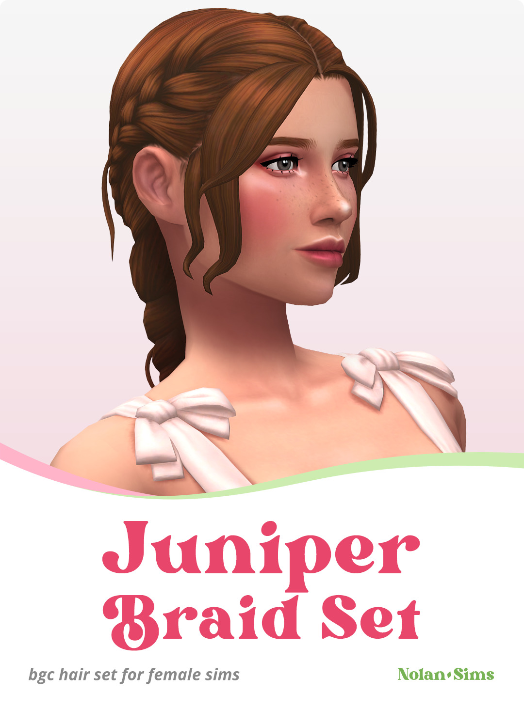 Juniper Braid SetHello~  I made this hair for one of my Sims:…