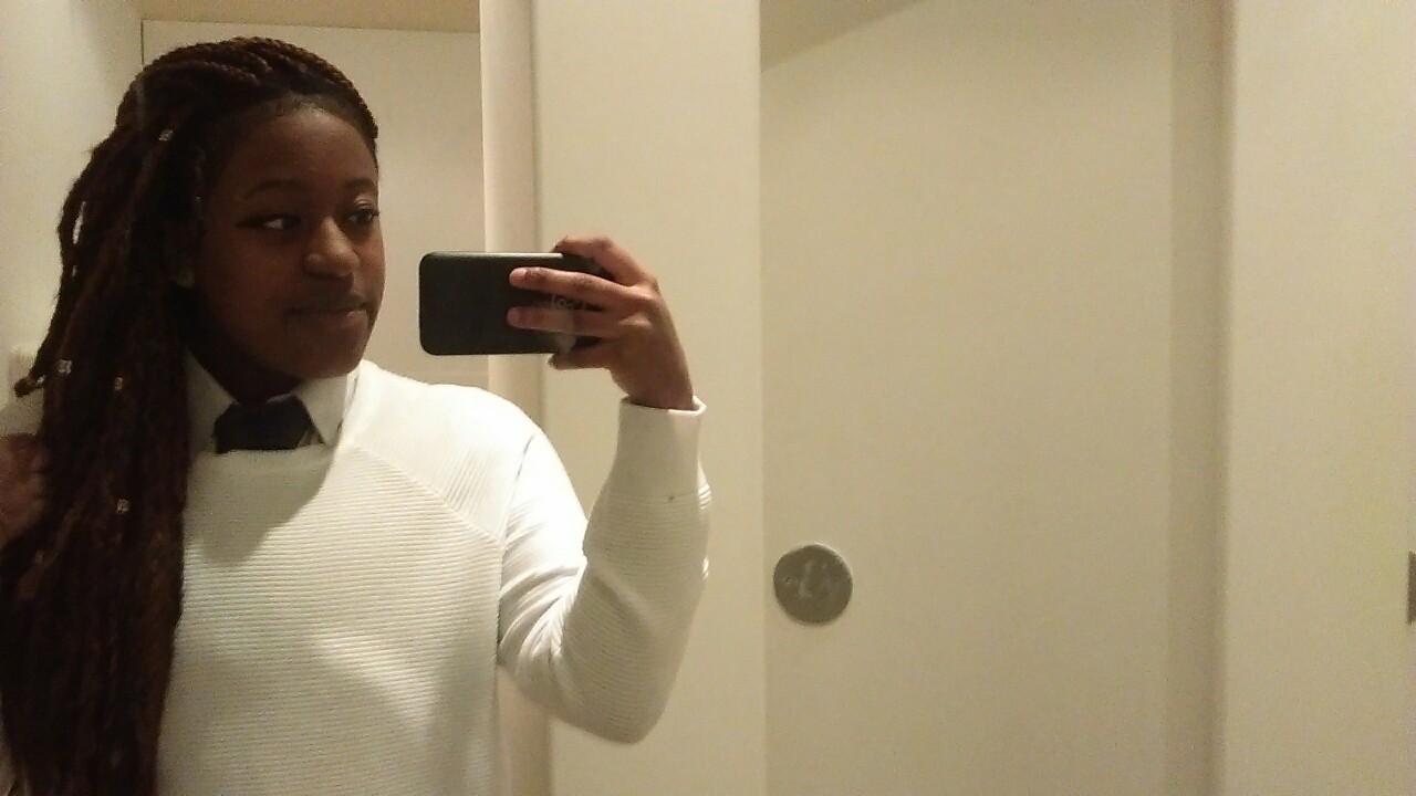 cybersmooth:  Another selfie for #theblackout (I wore a binder in this photo I felt