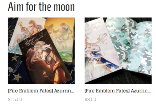 Store open for Azurrin zine #2 !!!!!!and DIGITAL ONLY copy of Azurrin zine #1 (with some changes) is