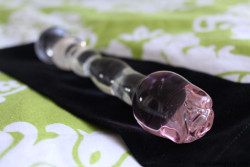 bdsmgeekshop:  Pyrex Glass Rose Wand 