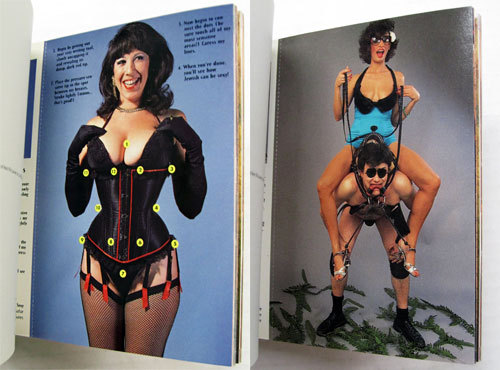 A couple of pages from Annie Sprinkle&rsquo;s fun and sexy postcard book, XXXOOO: Love and 