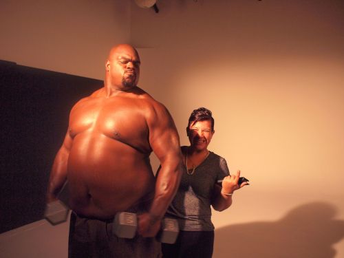 4blkbearschubsncubs: dangerously-ripe-fruit: fromBody Issue 2016: Vince Wilfork Behind the Scenes - 