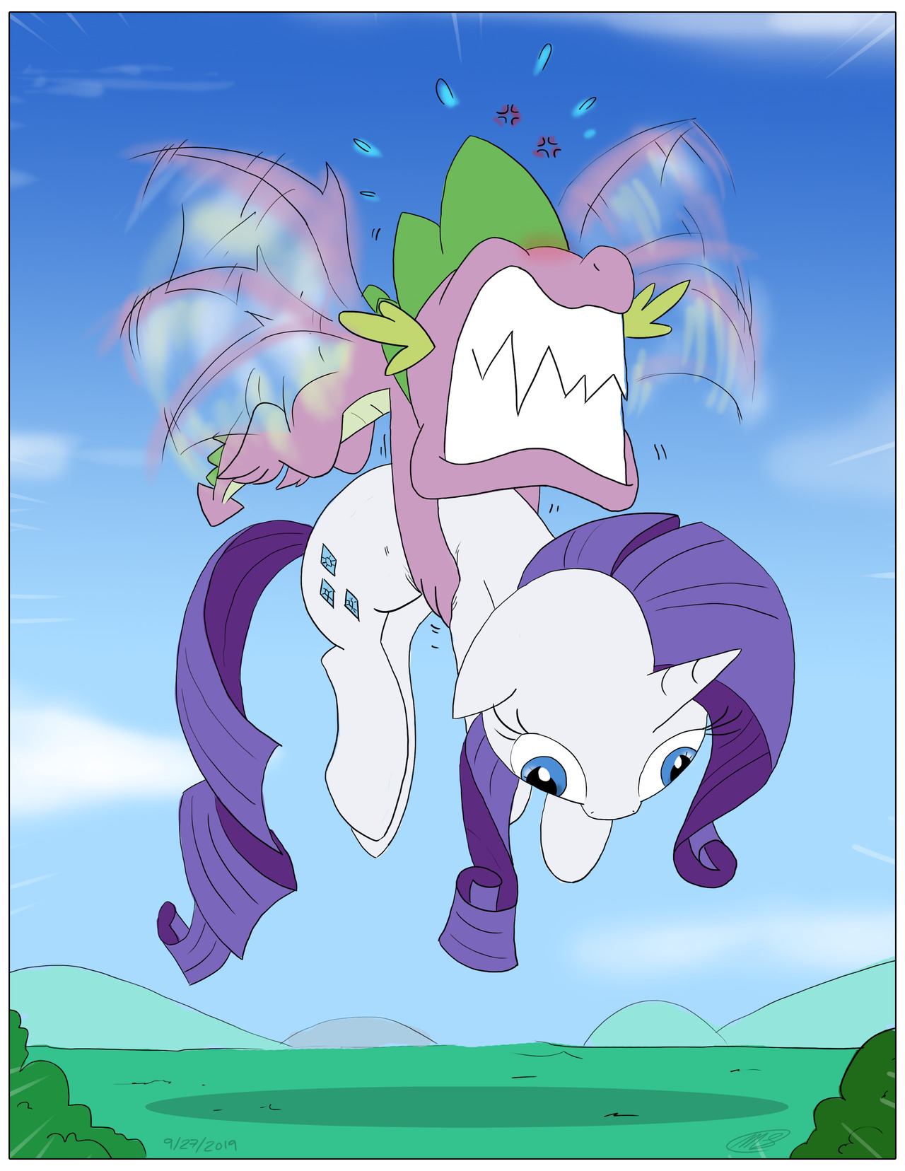 loreto-arts: Rarity’s Uplifting Experience (It didn’t go well.) 