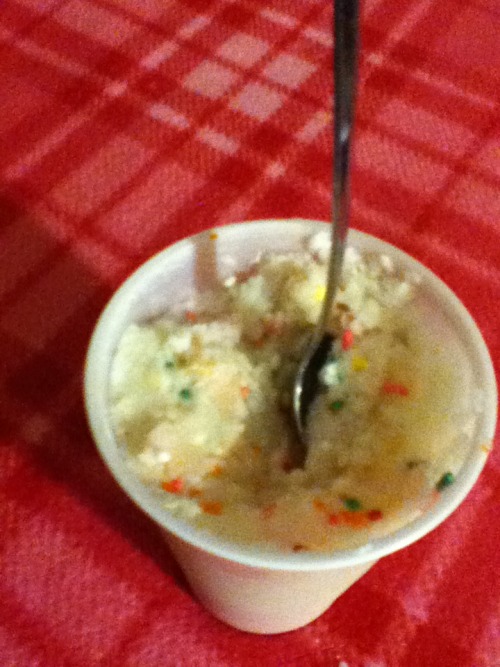 Low Calorie Funfetti Italian Ice